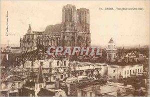 Old Postcard Reims view General (South Coast)