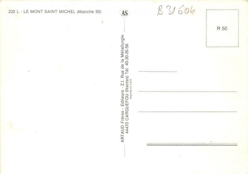 B31604 Le Mont Saint Michel   france