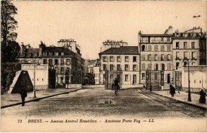 CPA Brest- Avenue Amiral Reveillere ,Ancienne Porte Foy FRANCE (1025679)