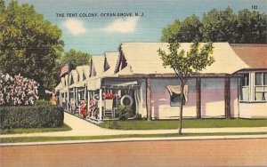 The Tent Colony in Ocean Grove, New Jersey