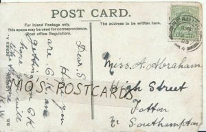 Genealogy Postcard - Abraham - High Street - Totton - Nr Southampton - Ref 6088A