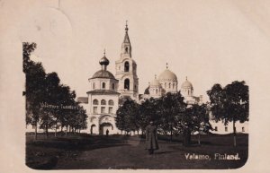 Valamo Finland Old Real Photo Postcard