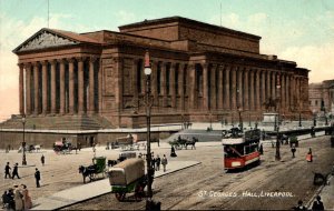 England Liverpool Trolleys At St George's Hall