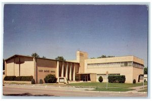 1970 First Baptist Church Exterior Roadside Cherokee Oklahoma OK Posted Postcard