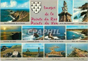 Modern Postcard Images of peak tidal break of van