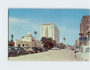 Postcard Downtown Levee Street in Brownsville, Texas