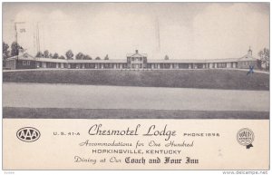 Chesmotel Lodge , HOPINSVILLE , Kentucky , PU-1953