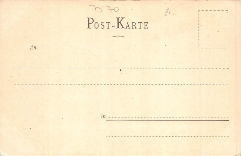 L261 Germany Gruss aus Baden-Baden. vintage postcard