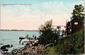 Kingston ON Lake Ontario Park c1911 Postcard F69