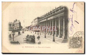 Bordeaux - Place de la Comedie - Old Postcard