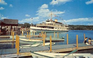 MV M T Washington River Steamship At Winnipesaukee Lake Ferry Boat Ship 