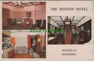 Somerset Postcard - The Merton Hotel, The Parks, Minehead  RS32078