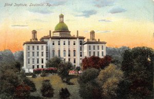 Blind Institute Louisville Kentucky 1910c postcard