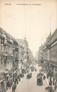 Berlin GERMANY~Friedrichstraße am Centralhotel-Storefronts-Signs-PHOTO POSTCARD