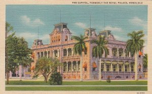 Postcard The Capitol Formerly Royal Palace Honolulu Hawaii HI