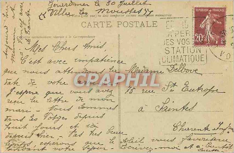 Modern Postcard Gerardmer Lake