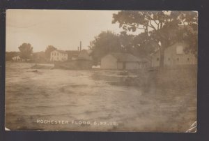 Rochester MINNESOTA RPPC 1908 FLOOD Flooding HIGH WATER River MN