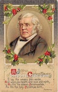 Christmas Holiday William Makepeace Thackeray, English Novelist Unused 