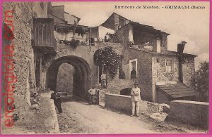 ak1758 - France - VINTAGE POSTCARD - Menton GRIMALDI - 1922