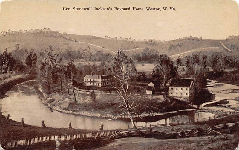 Gen. Stonewall Jackson's boyhood home Weston, West Virginia, USA Civil War Un...