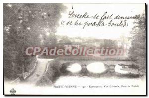 Old Postcard Haute Vienne Eymontiers Vue Generale Pont Nedde