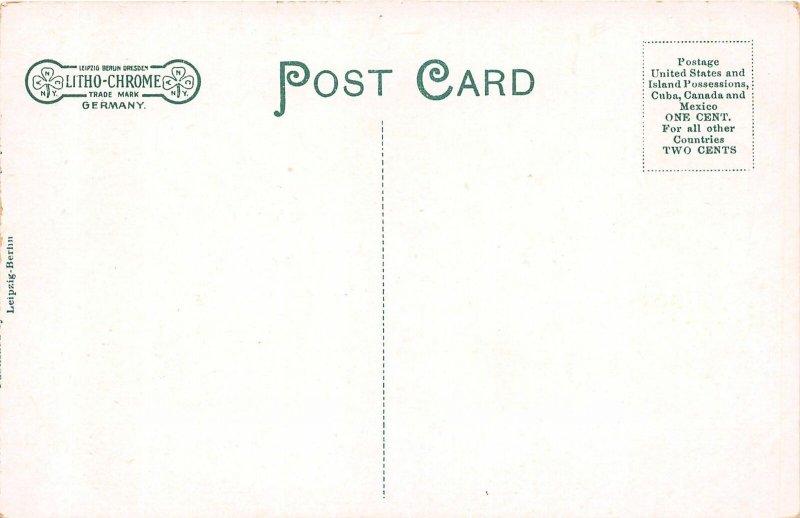 H74/ Columbus Ohio Postcard c1910  Rustic Bridge Indianola Park 156