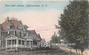 West End Avenue - Jeffersonville, New York
