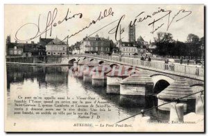 Auxerre Old Postcard Bridge Paul Bert