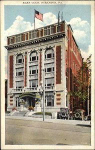 Scranton PA Elks club c1920 Postcard