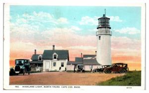 1930 Highland Light, North Truro, Cape Cod, MA Postcard