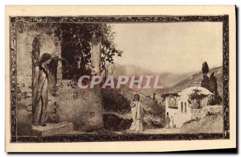 Postcard Old Hotellerie Saint Baume Saint Zacharie Var 1st Meeting of St. Mar...