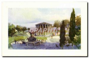 Old Postcard Italy italia Roma Tempio di Vesta