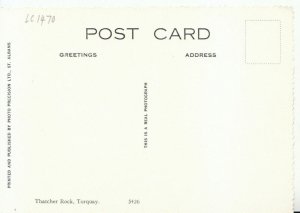Devon Postcard - Thatcher Rock - Torquay - Real Photograph - Ref 9566A