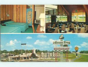 Unused Pre-1980 QUALITY COURT MOTEL & GREEN FROG RESTAURANT Adel GA u4718-39