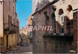 Postcard Modern Flavigny sur Ozerain (Gold C) The Rue de l'Eglise