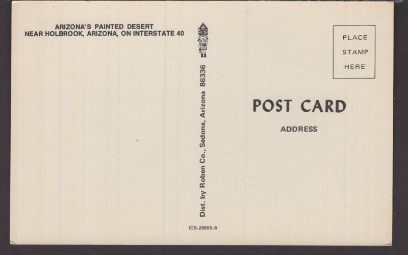 Arizona's Painted Desert near Holbrook on Interstate 40 ~ Chrome