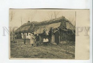 3186095 WWI RUSSIAN TYPES villagers Vintage photo postcard