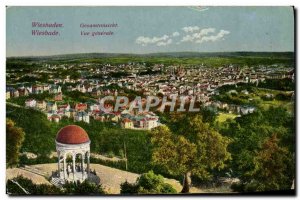Old Postcard Wiesbaden General view
