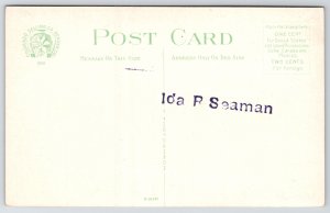 Denver Temple El Jebel Shriner Home~Masonic Symbols~Split View c1910 Postcard