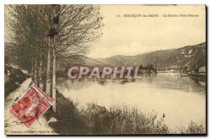 Old Postcard Besancon les Bains Doubs Port Bouvot