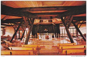 Interior , St. Sylester's Church , KILAUEA , Kauai , Hawaii  , 50-60s