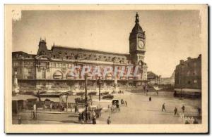 Paris Old Postcard from Paris Gare de Lyon Railway in Lyon and the mediterranean