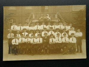 Kent Medway CHATHAM Naval Group Portrait - Old RP Postcard by Medway Studios