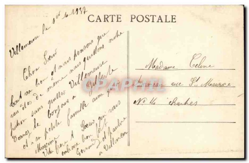 Old Postcard Villemeux