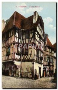 Old Postcard Obernai Old house