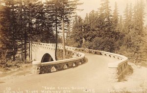 Eagle Creek Bridge Real Photo - Columbia River Highway, Oregon OR  