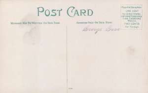 OMAHA NEBRASKA~YMCA MARBLE COLUMNS INTERIOR~1910s POSTCARD