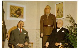 Casablanca, Churchill, de Gaulle, Roosevelt, Marie Wax Museum Montreal Quebec