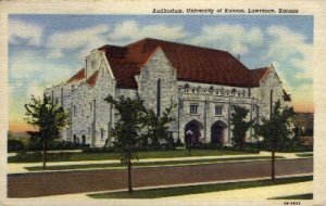 Auditorium, University of Kansas - Lawrence