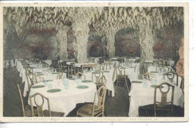 NEW ORLEANS LOUISIANA GRUNEWALD HOTEL CAVE GROTTO RESTAUR...